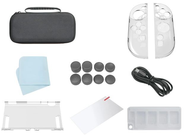 &uu NINTENDO SWITCH CASE SET SWITCH 2 10 EN 1 (2023)